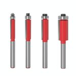 3 PCS Lavorazione del legno Fresatura per incisione Taglierina della taglierina della taglierina della lega Testa della taglierina, Modello: Maniglia da 6 mm 4pcs / set