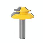 Fresatrice per la lavorazione del legno Taglierina di fresatura a 45 gradi Coltello da giunzione, Modello: 1 / 2x2mm