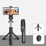 Bluetooth Black XT02 360-Gradi Rotante Multi-Function Retract Phone Mobile Selfie Stick per sparare il treppiede del dramma TV in diretta