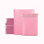 50 PCS Pink Co-Extrusion Pellicola Bolla Borsa Borsa Logistica Packaging Borsa di imballaggio addensato, Dimensioni: 25x30 cm