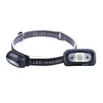 Smart Sensor Outdoor USB faro LED portatile Forte luce notturna Faro da corsa, Colore: nero 3W 100LM