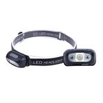 Smart Sensor Outdoor USB faro LED portatile Forte luce notturna faro in esecuzione, colore: nero 5W 140lm