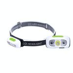 Smart Sensor Outdoor USB faro LED portatile Forte luce notturna faro in esecuzione, colore: bianco 5W 140LM