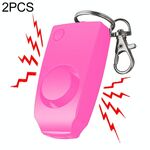 2 PCS DONNA SICUREZZA PER LA SICUREZZA PERSONALE Allarme di emergenza per gli anziani e i bambini (rosa)