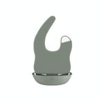 Baby Easy Clean Eating Bib Stereo Impermeabile Pocket da riso ultra-leggero (grigio)