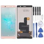 Schermo LCD OEM per Sony Xperia XZ2 Compact con assemblaggio completo di digitalizzatore (oro)