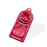 6 pezzi multifunzione uovo cutter utensile da cucina utensile in acciaio inox flant uovo cutter (vino rosso)