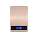 A10-1 Portatile USB Bilancia da cucina Cibo per la casa Cuocere da forno Quassi-Gram Bilancia da banco Peso, Specifica: 15 kg / 1g (oro rosa)