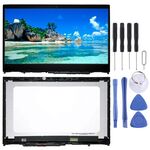 Schermo LCD OEM 3840 x 2160 UHD per Lenovo IdeaPad Flex 5-15 / Yoga 520 Digitizer Assemblaggio completo con cornice (nero)