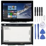 Schermo LCD OEM 1366 x 768 HD per Lenovo Thinkpad 12,5 pollici Yoga 260 Digitizer Assemblaggio completo con cornice (nero)