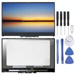 Schermo LCD OEM 1920 x 1080 FHD 30 pin per Lenovo Yoga 720-15 720-15IKB digitalizzatore assemblaggio completo con cornice (nero)