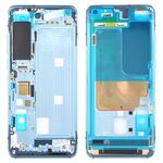 Piastra di lunetto del telaio LCD dell'alloggiamento anteriore originale per Xiaomi Mi 10s (blu)