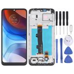 Schermo LCD TFT per Motorola Moto E7 Power PAMH0001IN PAMH0010IN PAMH0019IN Digitizer Assemblaggio completo con cornice (nero)