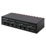 Confrontatore dello splitter del commutatore dell'amplificatore di potenza a 4-over 4-out a 4-out 300W per canale senza perdita di qualità del suono
