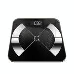 Bilancia domestica Bilancia accurata Body Body Grasso corporeo, Dimensioni: 26x26cm (versione di ricarica nera)
