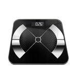 Casa Bilancia Peso accurato Body Body Bilancia grasso corporeo, Dimensioni: 28x28cm (versione di ricarica nera)