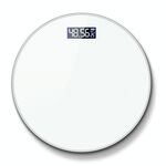 Display LCD Bilancia elettronica Scala per uso domestico Bilancia sanitaria Modello di ricarica (bianco)