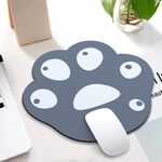 3 pezzi XH12 Cats Claw Cute Cartoon Pad Mouse, Dimensioni: 280 x 250 x 3mm (grigio scuro)