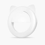 2 PCS XJ17 grande capacità Live Video Conference Fill Light Ring Light Telefono cellulare Selfie LED Fill Light (orecchie di gatto)