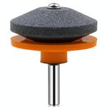 6 pezzi di macinazione della pietra industriale Affilatrice industriale Affilatrice Ambermatrice Strumento di rettifica Asura Testa di macinazione resistente all'usura, Specifica: Plastica Arancione
