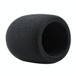 2 PZ Adatto per Audio-Technica AT2020 / Atr2500 / AT2035 Coperchio di spugna per microfono Blowout e coperchio del microfono antivento (nero)