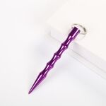 10 PCS Outdoor Anti-Wolf Fornies Attrezzature Attrezzature Stick con portachiavi (viola)