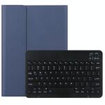 Dy-E10 2 in 1 tastiera Bluetooth rimovibile + custodia protettiva in pelle con supporto per Lenovo Tab E10 (blu)