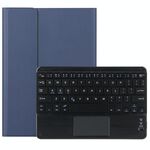 DY-P10-C 2 in 1 tastiera Bluetooth rimovibile + custodia protettiva in pelle con touchpad e supporto per Lenovo Tab P10 da 10,1 pollici (blu)