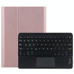 DY-P10-C 2 in 1 tastiera Bluetooth rimovibile + custodia protettiva in pelle con touchpad e supporto per Lenovo Tab P10 10.1 pollici (oro rosa)