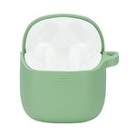 Custodia protettiva anti-caduta in silicone auricolari senza fili auricolari senza fili per JBL TUNE 220TWS (verde)