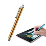 AT-19 Penna in fibra d'argento Penna Stilo Penna Capacitivo Penna Telefono cellulare Tablet Universale Touch Pen (Gold)