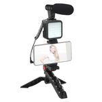 KIT-01LM 3 in 1 Video Shooting LED Light Light Portable Treppiede Microfono in diretta, Specifiche: Modelli della batteria