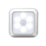 1143 Sensazione del corpo umano Luce notturna Smart Home Sensing luci, colore chiaro: luce bianca in argento