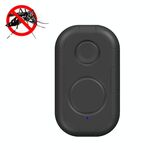 H20 Ultrasonic USB Zanzara Repellente per esterni per esterni Mini Insect Repellent (nero)