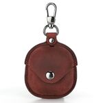 Contatti Famiglia CF1119 Pro per Galaxy Buds Pro Crazy Horse Texture Custodia protettiva per earphone con gancio (vino rosso)