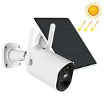 Telecamera WiFi T20 1080P Full HD ad energia solare, supporto rilevamento movimento, visione notturna, audio bidirezionale, scheda TF