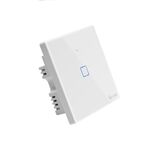 Sonoff T2 Touch Interruttore a parete con pannello in vetro temperato da 86 mm Interruttore tattile Smart Home, compatibile con Alexa e Google Home, AC 100V-240V, spina UK