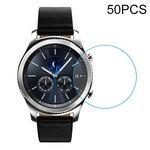 Pellicola in vetro temperato universale diametrale da 50 pezzi da 30 mm per Galaxy, LG, Sony, Huawei, Garmin
