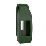 Custodia protettiva con bottone a clip in silicone per smartwatch per Fitbit Inspire / Inspire HR / Ace 2 (verde militare)