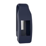 Custodia protettiva con bottone a clip in silicone per smartwatch per Fitbit Inspire / Inspire HR / Ace 2 (blu)