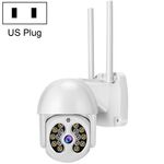 Tuya QX56 3,0 milioni di pixel IP66 Telecamera IP wireless impermeabile da 3,0 milioni di pixel, supporto Amazon Alexa & Google Home & Motion Detection & By-Way Audio & Full Colour Night Vision & TF Card, Plug USA