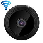 A9 + 1080P WiFi Telecamera wireless WiFi, supporto visione notturna e rilevamento del movimento e scheda TF, Broadcom Bluetooth Solution (Nero)