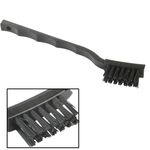 Spazzola antistatica curva con componente elettronico da 17,5 cm (nera)