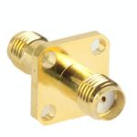 Adattatore coassiale SMA femmina a SMA femmina (argento)
