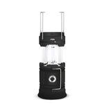 5803 Lampada da campeggio solare ESTERNO LED EMERGENZA EMERGENZA SUPPORTO USB USB USB (Nero)
