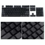 104-chiavi a due colori Stampo trasparente PBT KeyCap KeyCap Keyboard (grigio scuro)