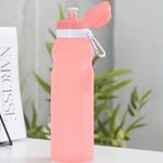 XC-282 600ml Coppa pieghevole in silicone in silicone Out Camping Cycling Sports Bollitore (colore del pompelmo)