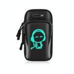 2 pz che eseguono il sacchetto del braccio del telefono cellulare Borsa da polso sportiva universale per i telefoni cellulari entro 6 pollici, Colore: bambola grigia