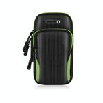2 pz che esegue la borsa del braccio del telefono cellulare Sport Borsa da polso universale per i telefoni cellulari entro 6 pollici, Colore: verde