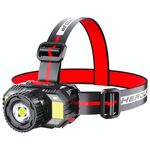 TG-TD009 LED Strong HeadLamp HeadLamp Head-Mounted USB Sensore di zoom ricaricabile, colore: luce bianca